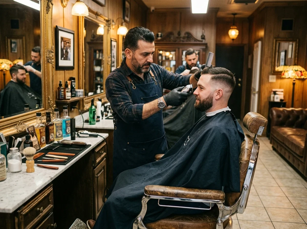 Corte de caballero y arreglo de barba en Golden Boys Beauty Salon, Mazatlán